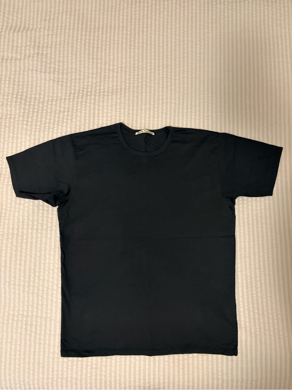 Acne Studios Black Niagara Crew T-Shirt